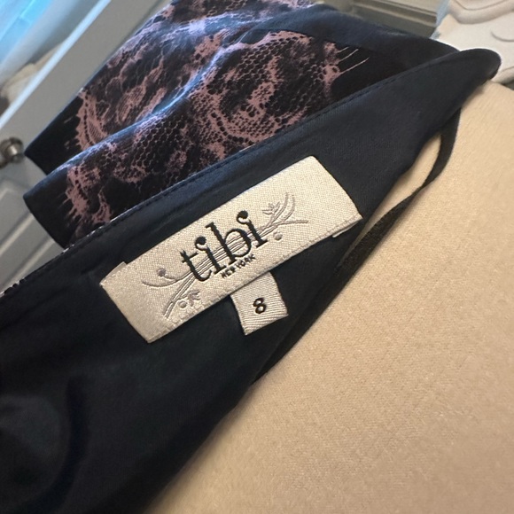 Tibi silk print dress 8 - Picture 3 of 4